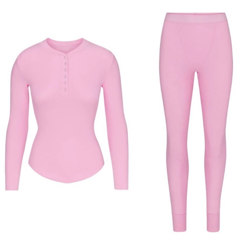 SKIMS LOGO POINTELLE SET